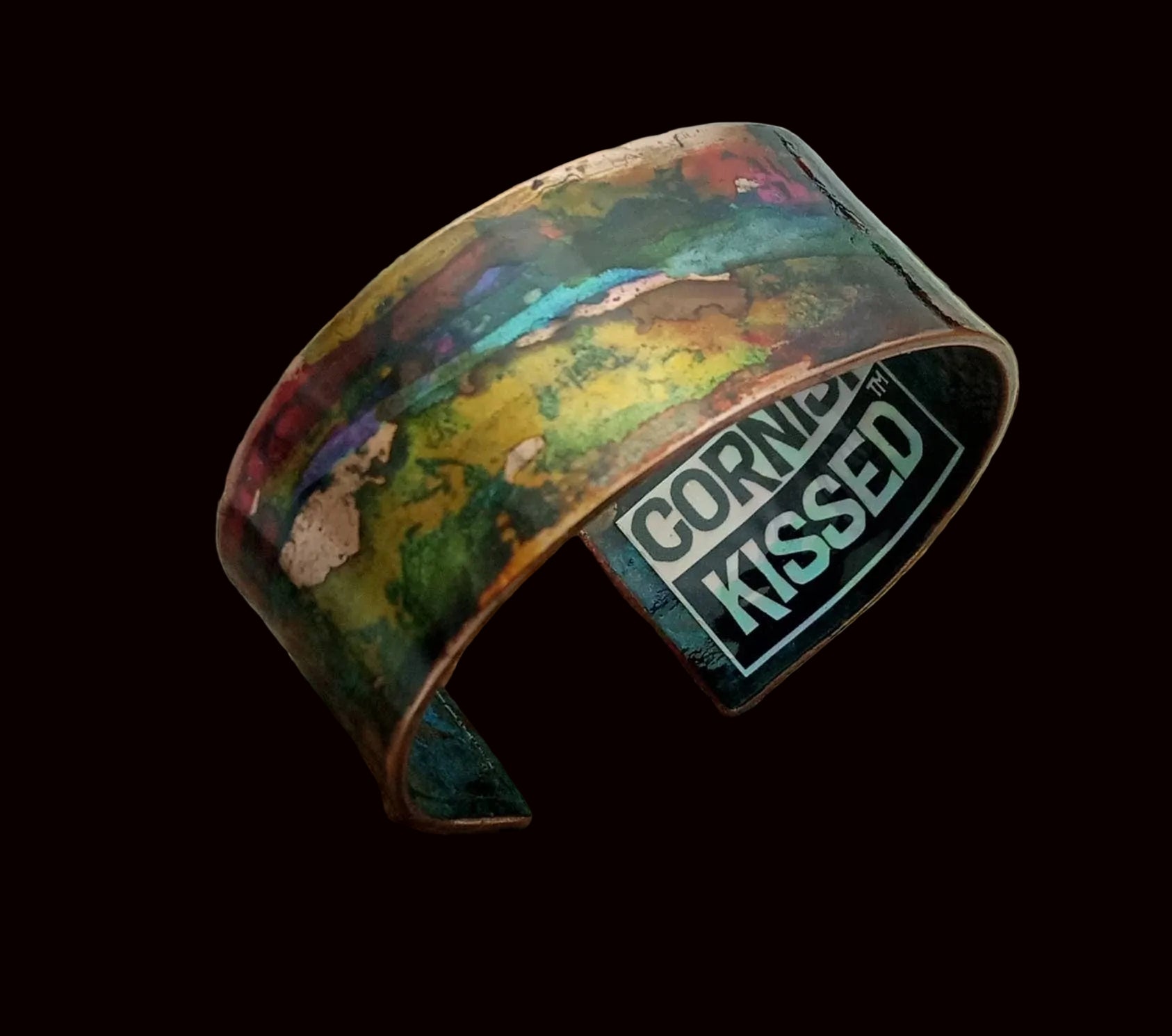 Cuff Bracelet Copper Patina Jewellery Handcrafted 7th Anniversary Gift For Her | FREE UK DELIVERY