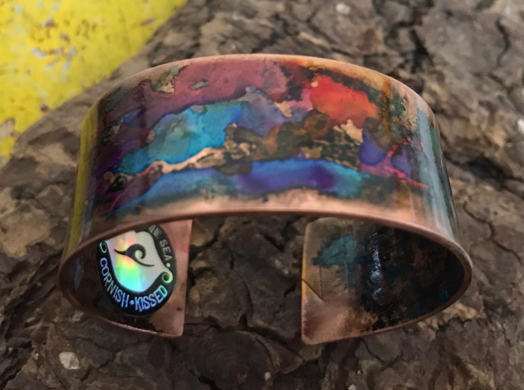 Copper Patina Cuff Bracelet
