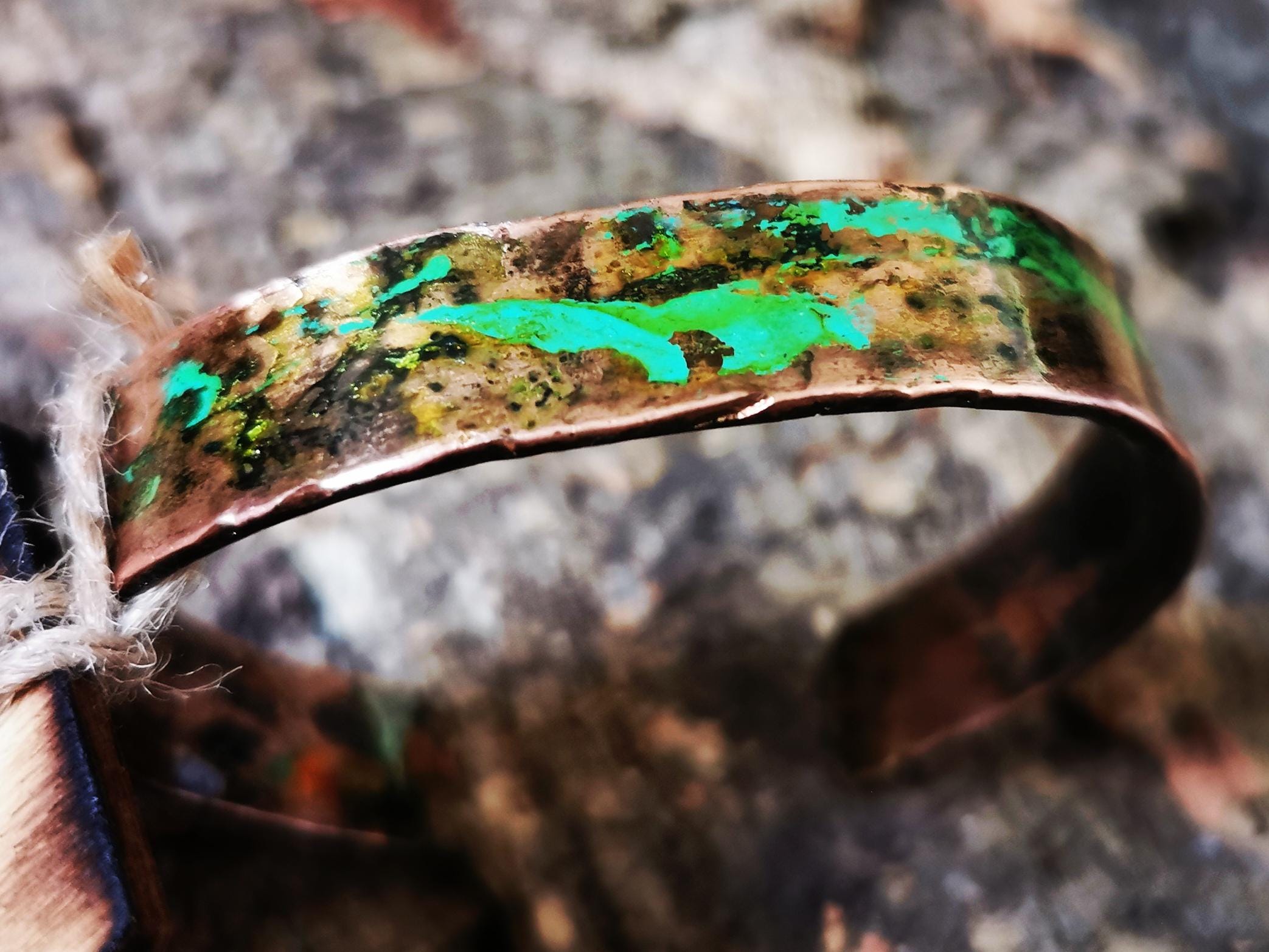 RMS Mulheim Shipwreck Copper Cuff Bracelet: Salvaged Patina Jewelry
